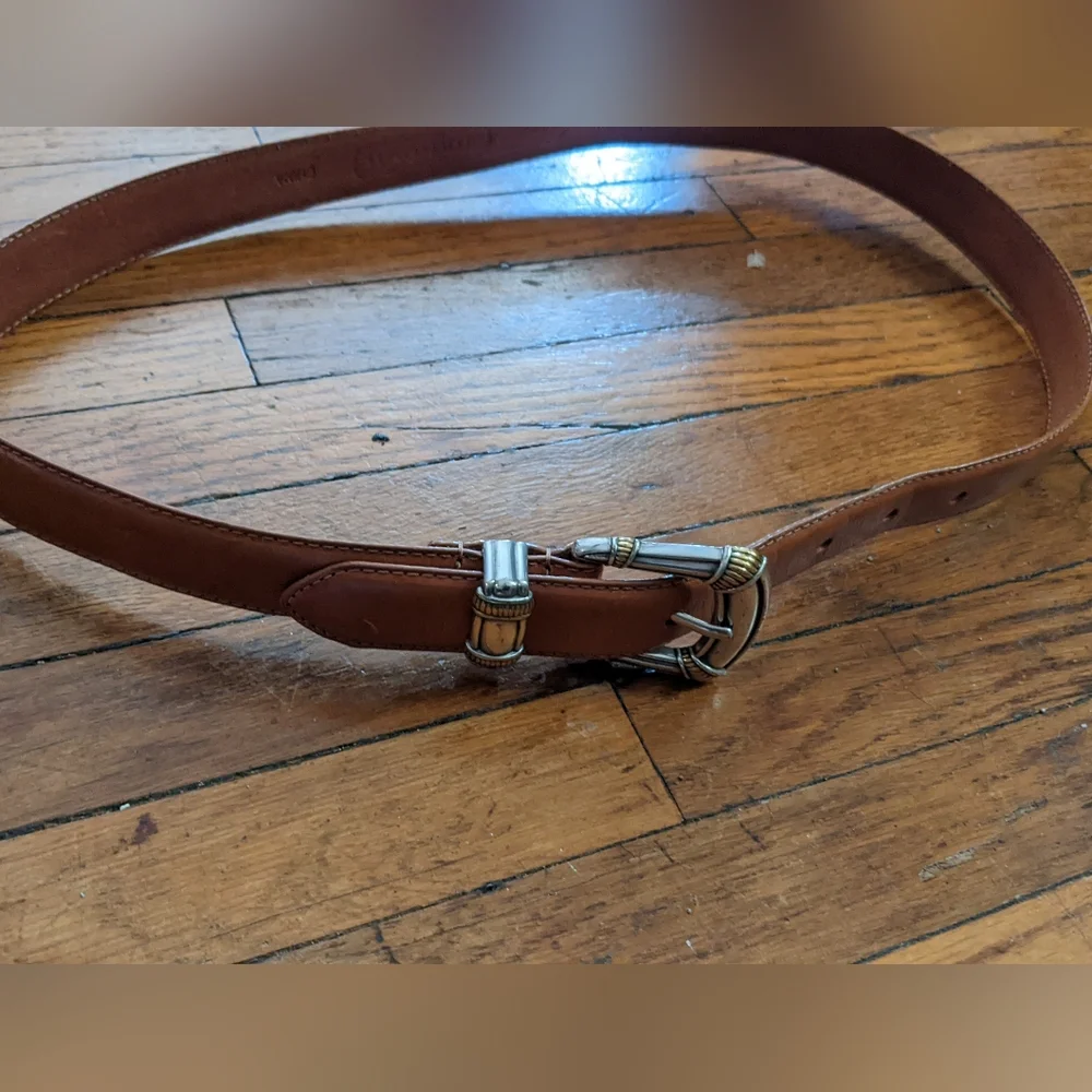 Fossil Genuine Leather Brown Belt Medium